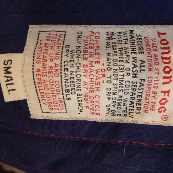 Bright Primary London Fog Trench Vintage Small - Picture 4 of 8